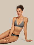 Women's Merino 150 Siren Bra Gritstone Heather - 4
