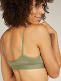 Women's Merino 150 Siren Bra Oil/Black/Silver - 4