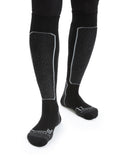 Women's Merino Ski+ Light Over the Calf Socks Black - 1