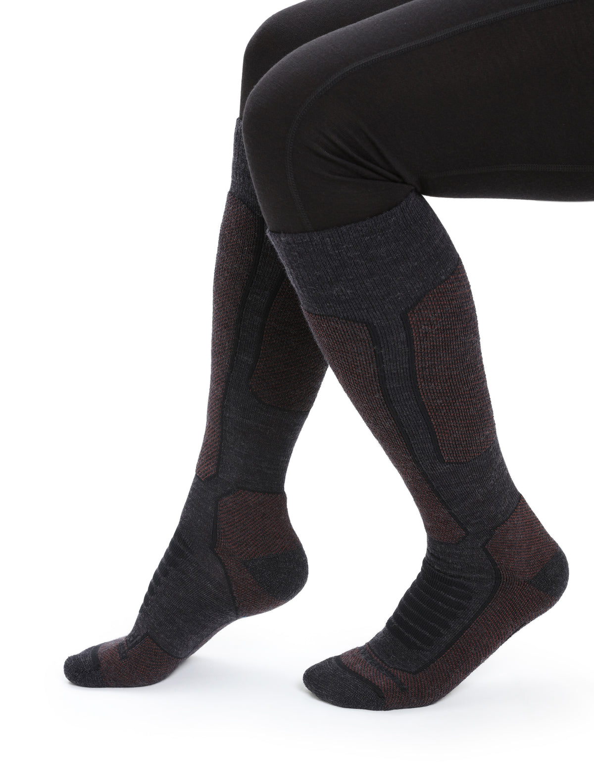 Chaussettes Ski+ Medium Over the Calf en mérinos Women's  - 3
