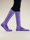 Women's Merino Ski+ Medium Over the Calf Socks Magic/Snow - 1