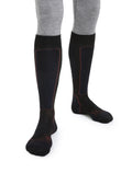 Men's Merino Ski+ Medium Over the Calf Socks Black/Royal Navy - 1
