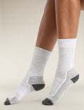Women's Merino Hike+ Light Crew Socks Blizzard Heather - 1