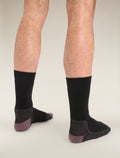 Men's Merino Hike+ Medium Crew Socks Black/Mink - 2