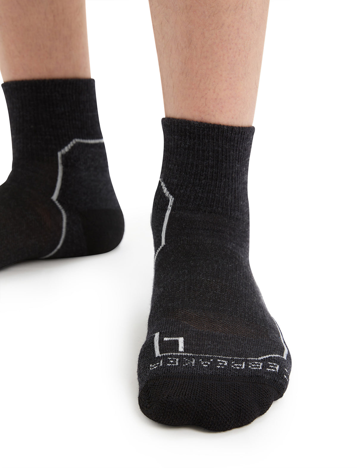 Men's Merino Hike+ Light Mini Socks Metro Heather - 4