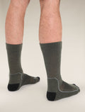 Men's Merino Hike+ Light Crew Socks Loden/Black - 2