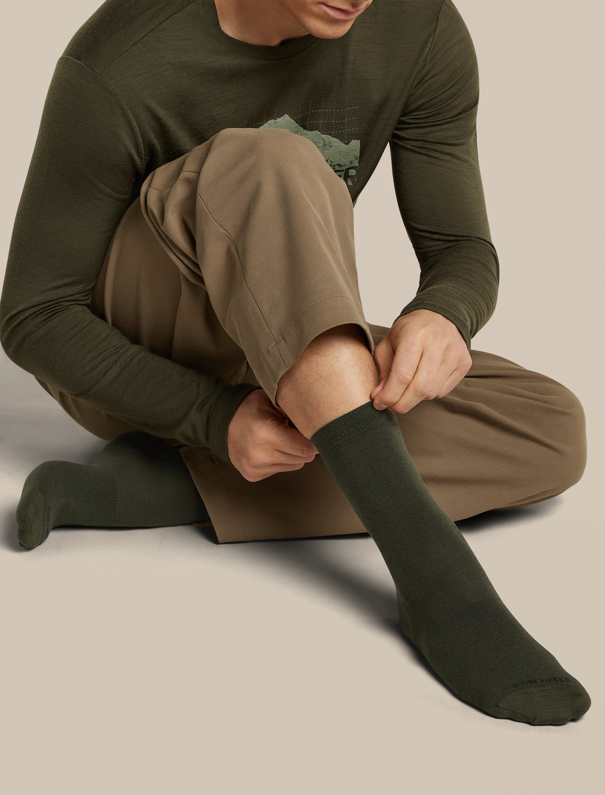 Chaussette Lifestyle Fine Gauge en mérinos pour hommes  - 5