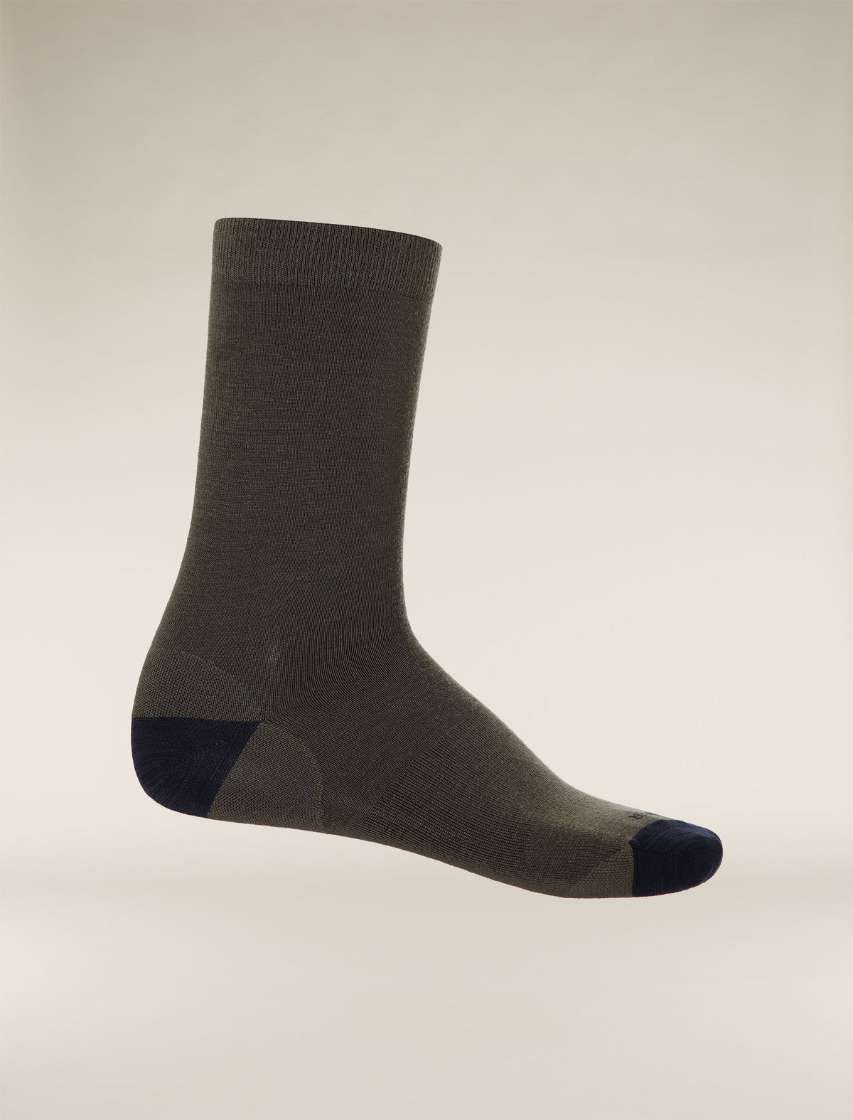 Men's Merino Lifestyle Fine Gauge Crew Socks Loden/Midnight Navy - 1