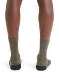 Men's Merino Lifestyle Fine Gauge Crew Socks Loden/Midnight Navy - 2