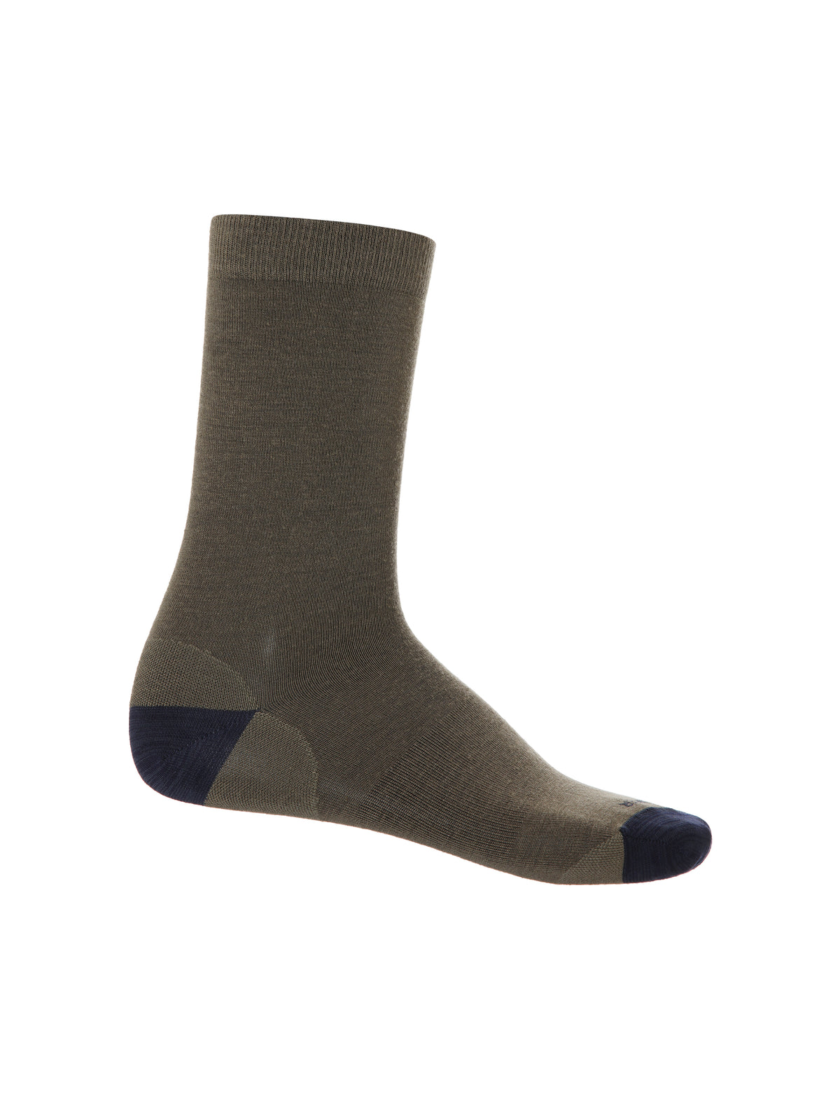 Men's Merino Lifestyle Fine Gauge Crew Socks Loden/Midnight Navy - 4