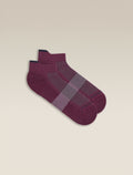 Women's Merino Multisport Light Micro Socks Dark Berry/Midnight Navy/Grey Plum - 1