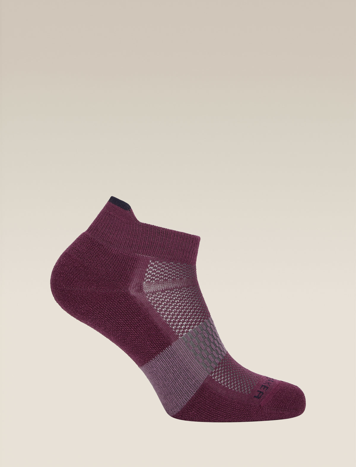 Women's Merino Multisport Light Micro Socks Dark Berry/Midnight Navy/Grey Plum - 3