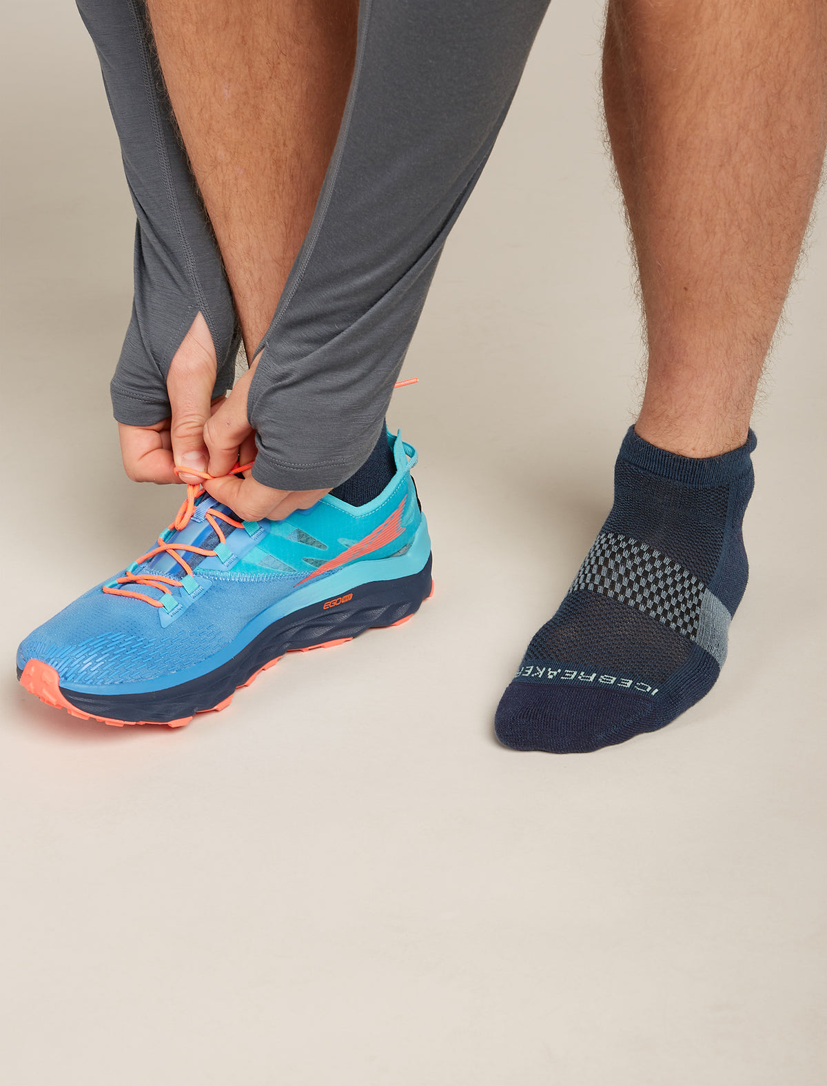 Men's Merino Multisport Light Micro Socks Abyss/mint - 1