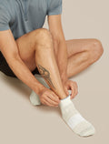 Men's Merino Multisport Light Mini Socks Ecru hthr/alloy - 5