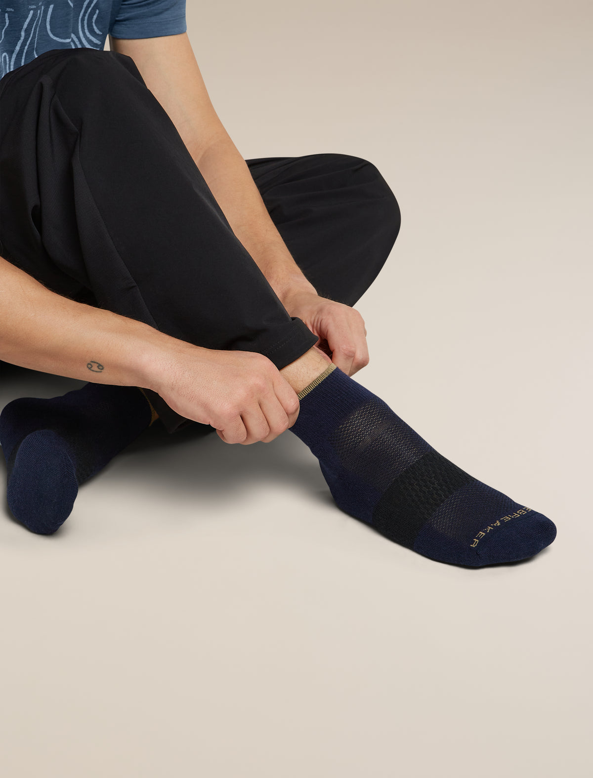 Socquette mince Multisport en mérinos pour hommes  - 5