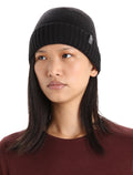 Unisex Vela Cuff Beanie Black - 6