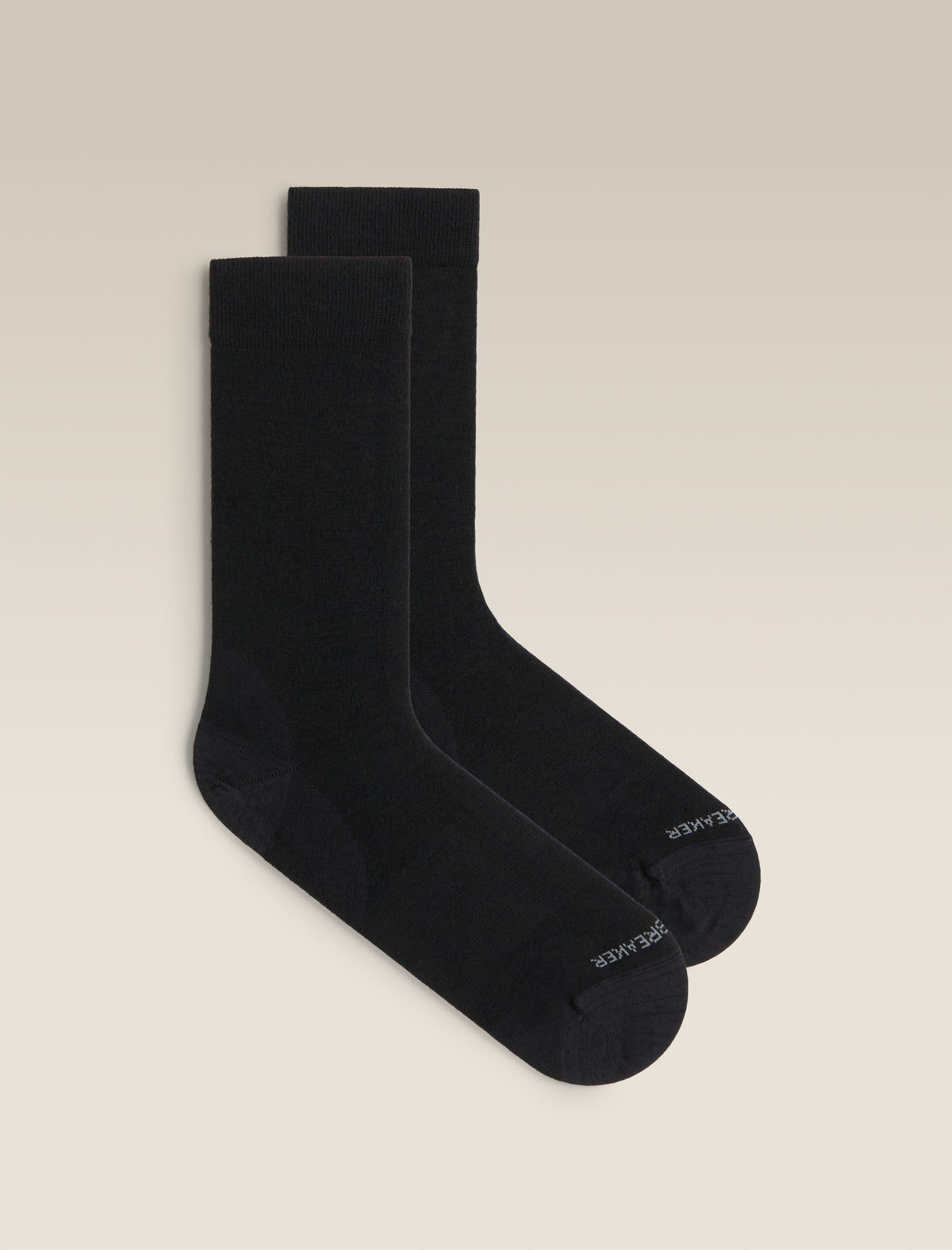 Women's Merino Lifestyle Fine Gauge Crew Socks Black - 4