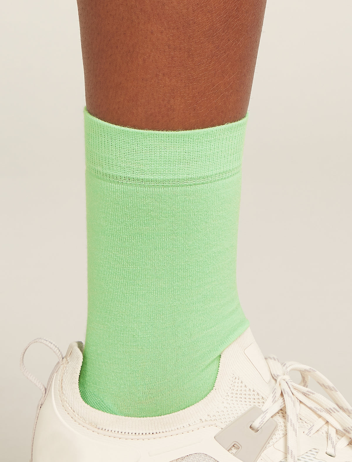 Women's Merino Lifestyle Fine Gauge Crew Socks Glass/Lichen - 1