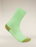 Women's Merino Lifestyle Fine Gauge Crew Socks Glass/Lichen - 4