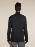 Men's Merino 300 Original Long Sleeve Half Zip Top Black - 2