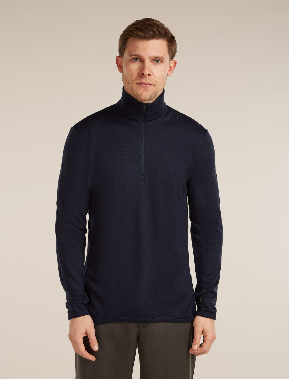 Men's Merino 300 Original Long Sleeve Half Zip Top Midnight Navy - 1