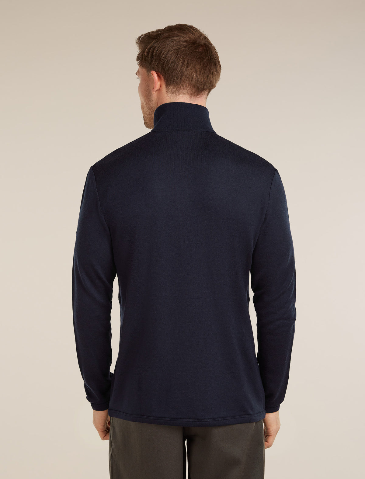 Men's Merino 300 Original Long Sleeve Half Zip Top Midnight Navy - 2