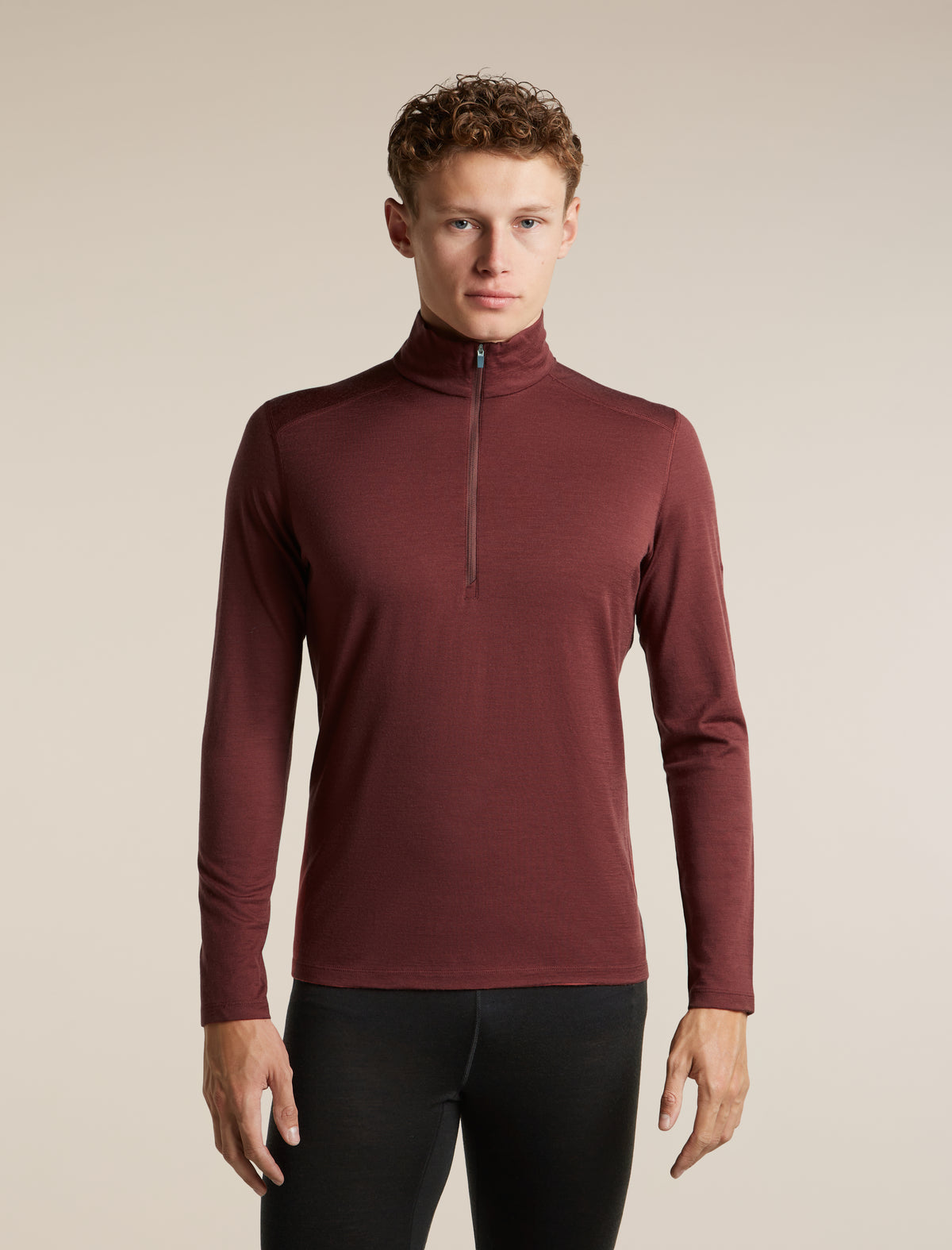 Chandail à demi-glissière 200 Oasispour hommes  - 1