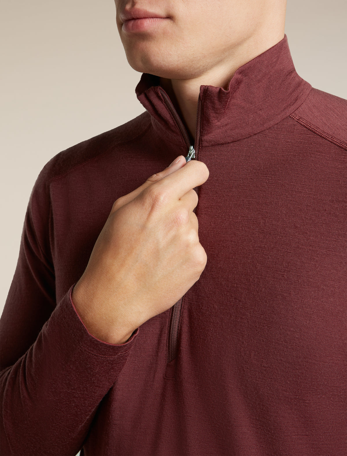 Chandail à demi-glissière 200 Oasispour hommes  - 6
