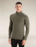 Men's Merino 200 Oasis Long Sleeve Half Zip Thermal Top Loden - 1