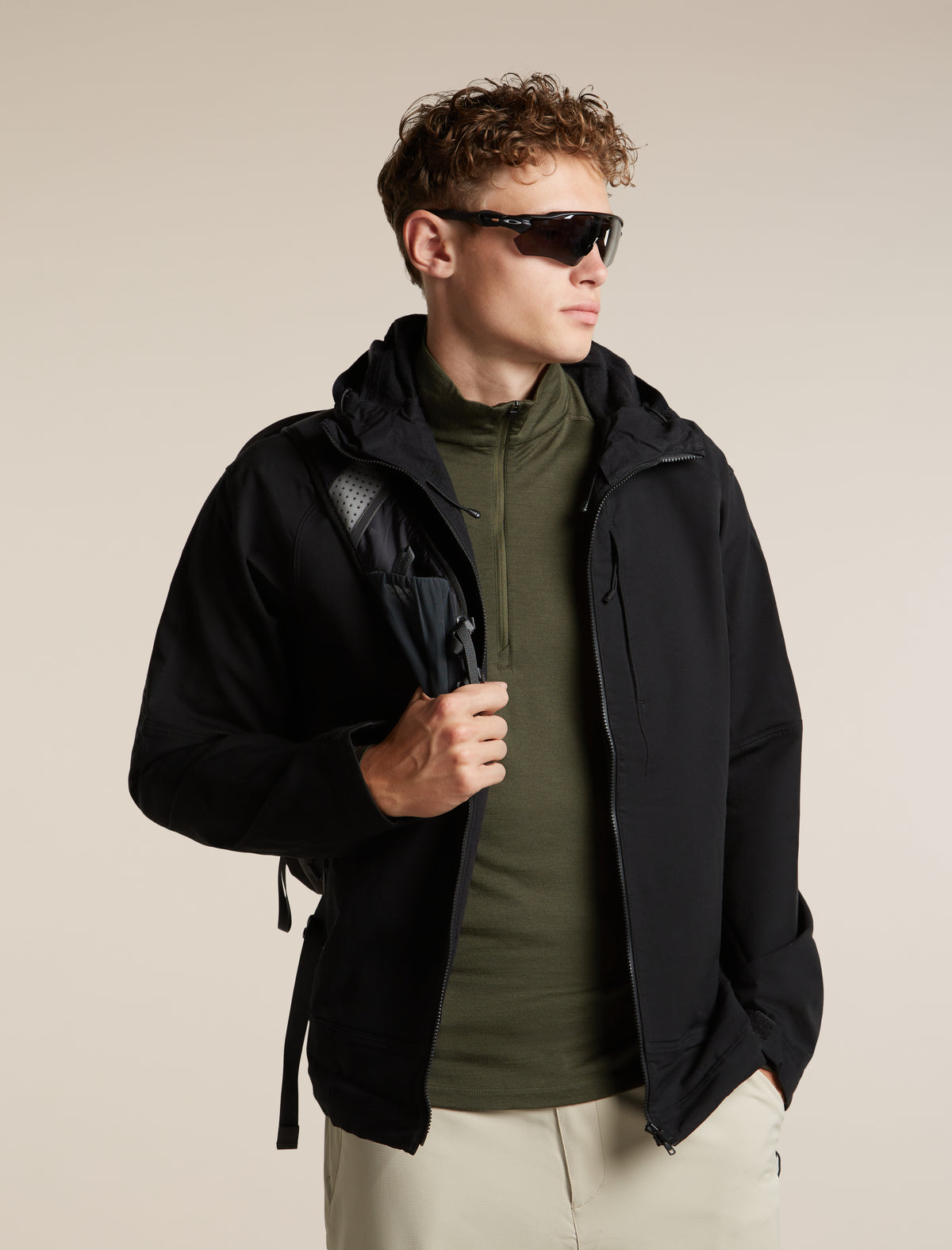 Chandail à demi-glissière 200 Oasispour hommes  - 5