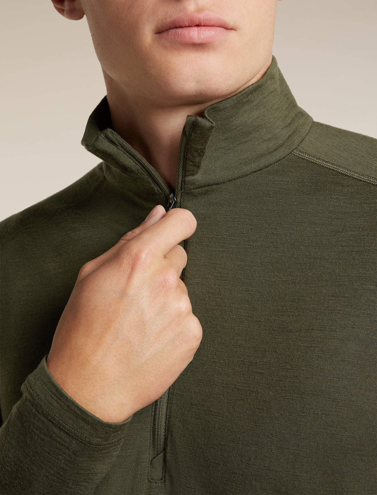 Chandail à demi-glissière 200 Oasispour hommes  - 6