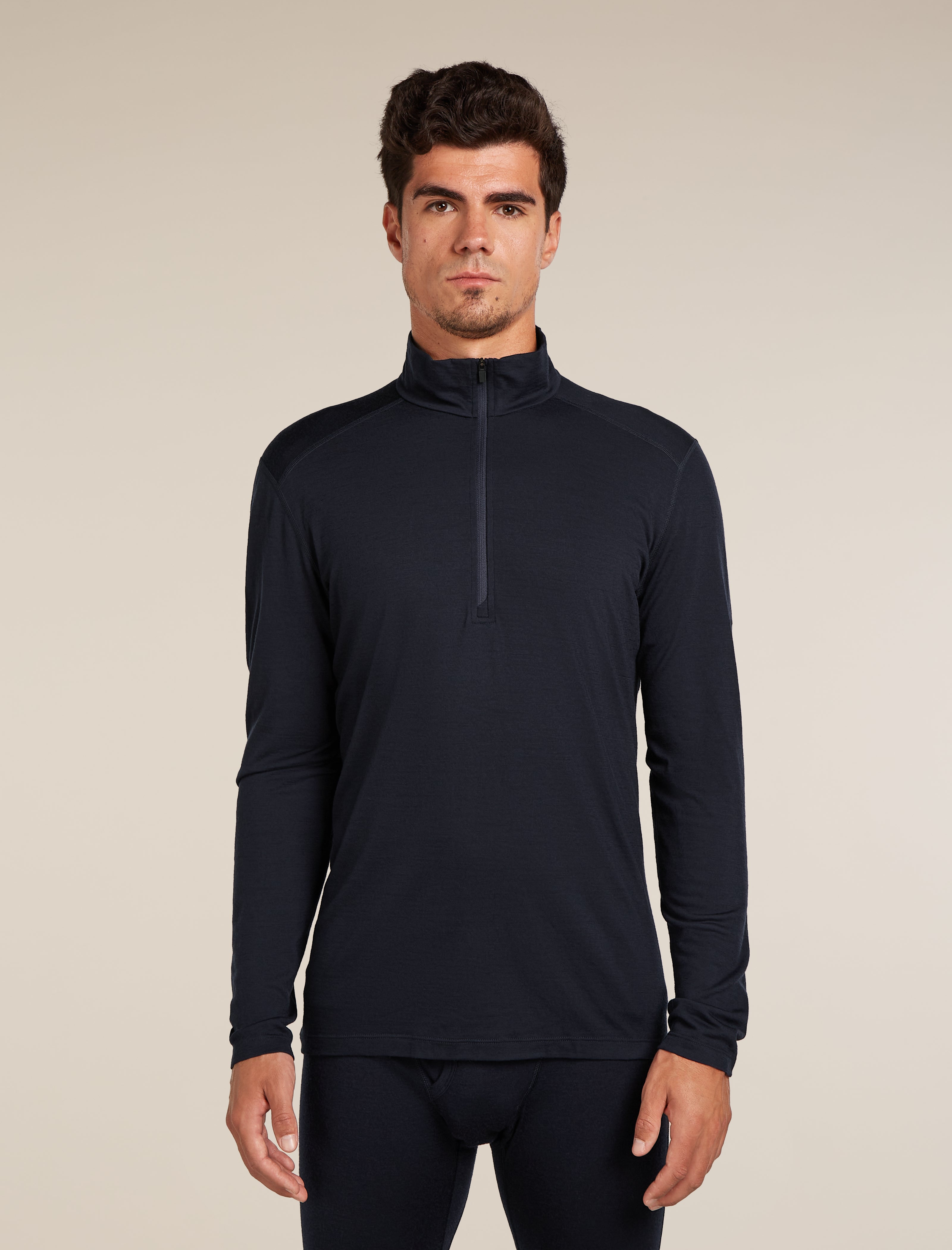 Men's Merino 200 Oasis Long Sleeve Half Zip Thermal Top| icebreaker