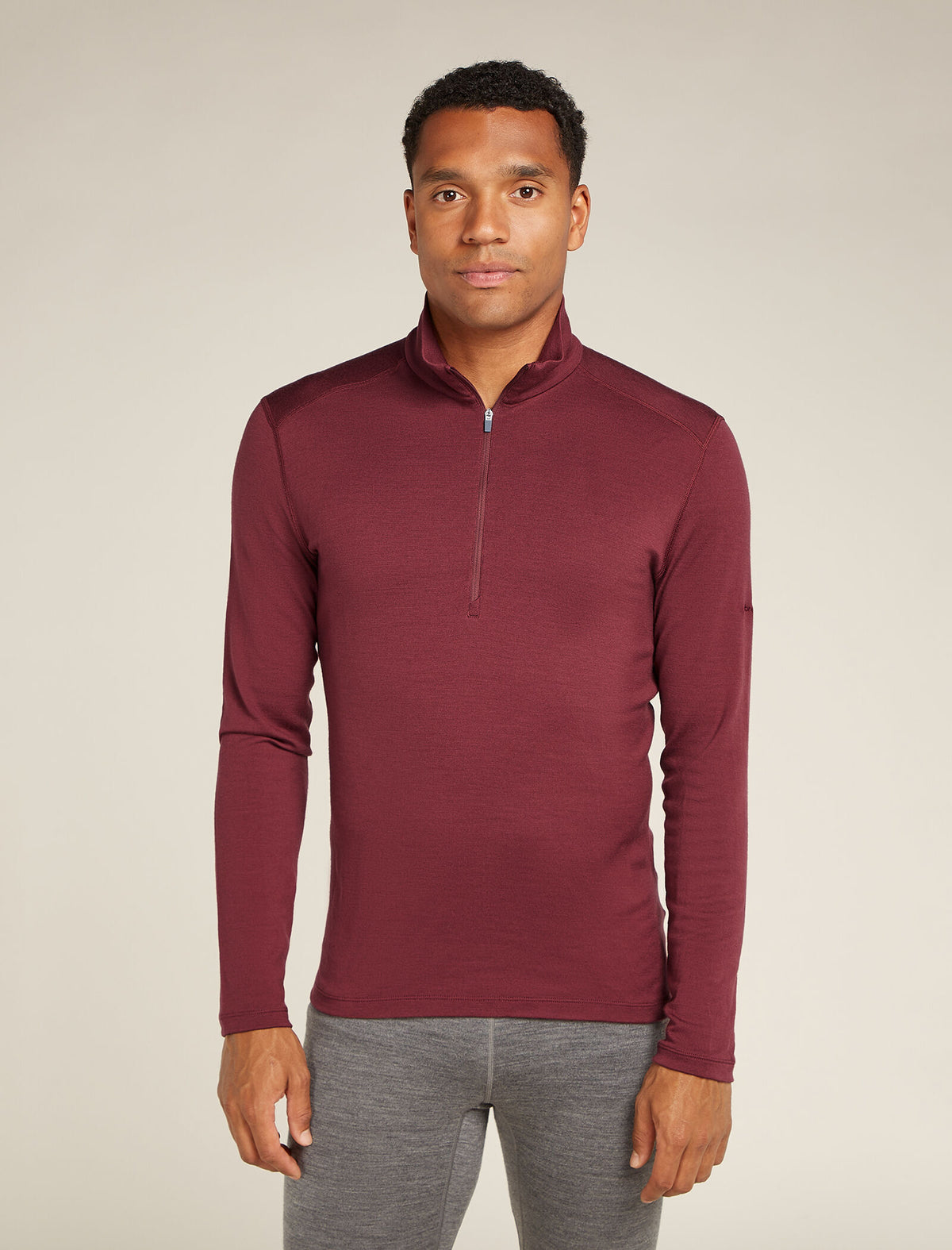 Men's Merino 260 Tech Long Sleeve Half Zip Thermal Top Port - 1