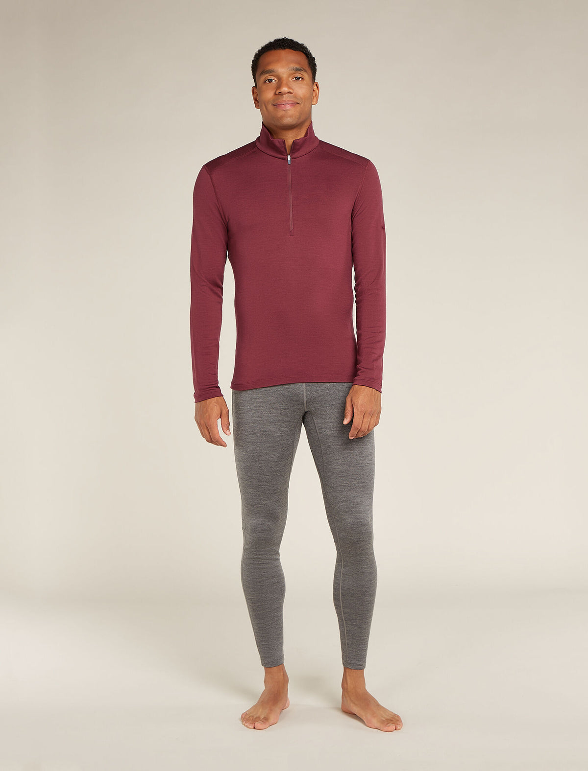 Men's Merino 260 Tech Long Sleeve Half Zip Thermal Top Port - 3