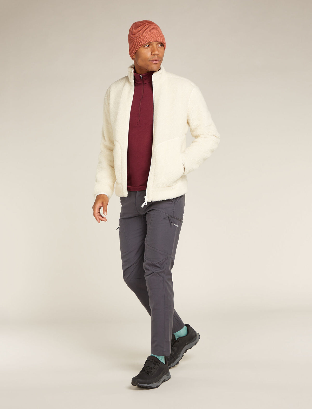 Men's Merino 260 Tech Long Sleeve Half Zip Thermal Top Port - 4