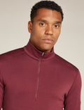 Men's Merino 260 Tech Long Sleeve Half Zip Thermal Top Port - 6