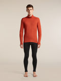 Men's Merino 260 Oasis Long Sleeve Thermal Half Zip Agate - 3