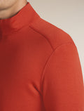 icebreaker Men's Merino 260 Oasis Long Sleeve Thermal Half Zip Agate Men - 9