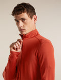 Men's Merino 260 Oasis Long Sleeve Thermal Half Zip Agate - 6