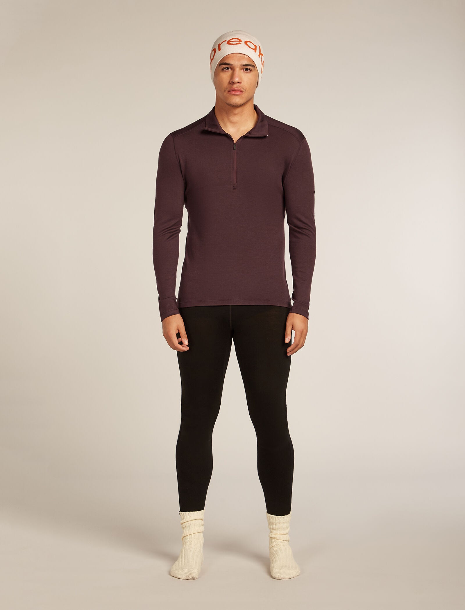 Men's Merino 260 Tech Long Sleeve Half Zip Thermal Top| icebreaker