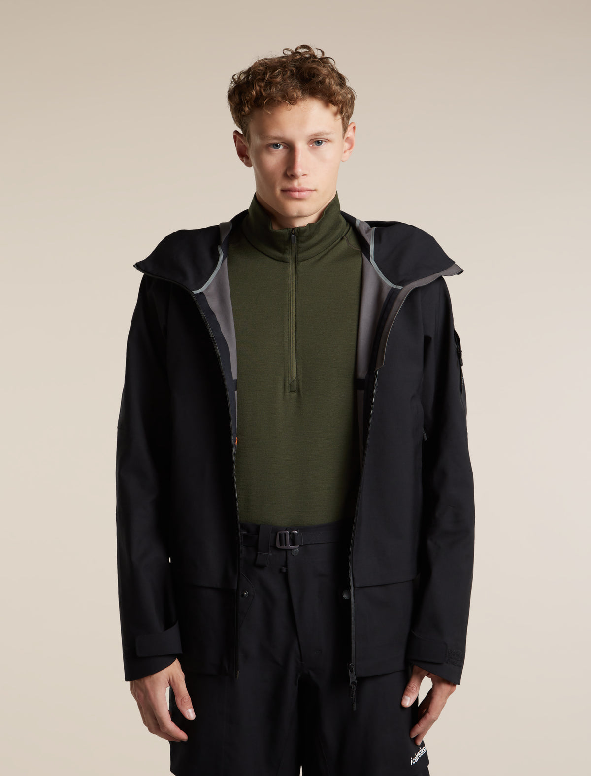 Men's Merino 260 Oasis Long Sleeve Thermal Half Zip Dark Loden - 5