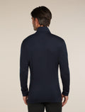 Men's Merino 260 Tech Long Sleeve Half Zip Thermal Top Midnight Navy - 2