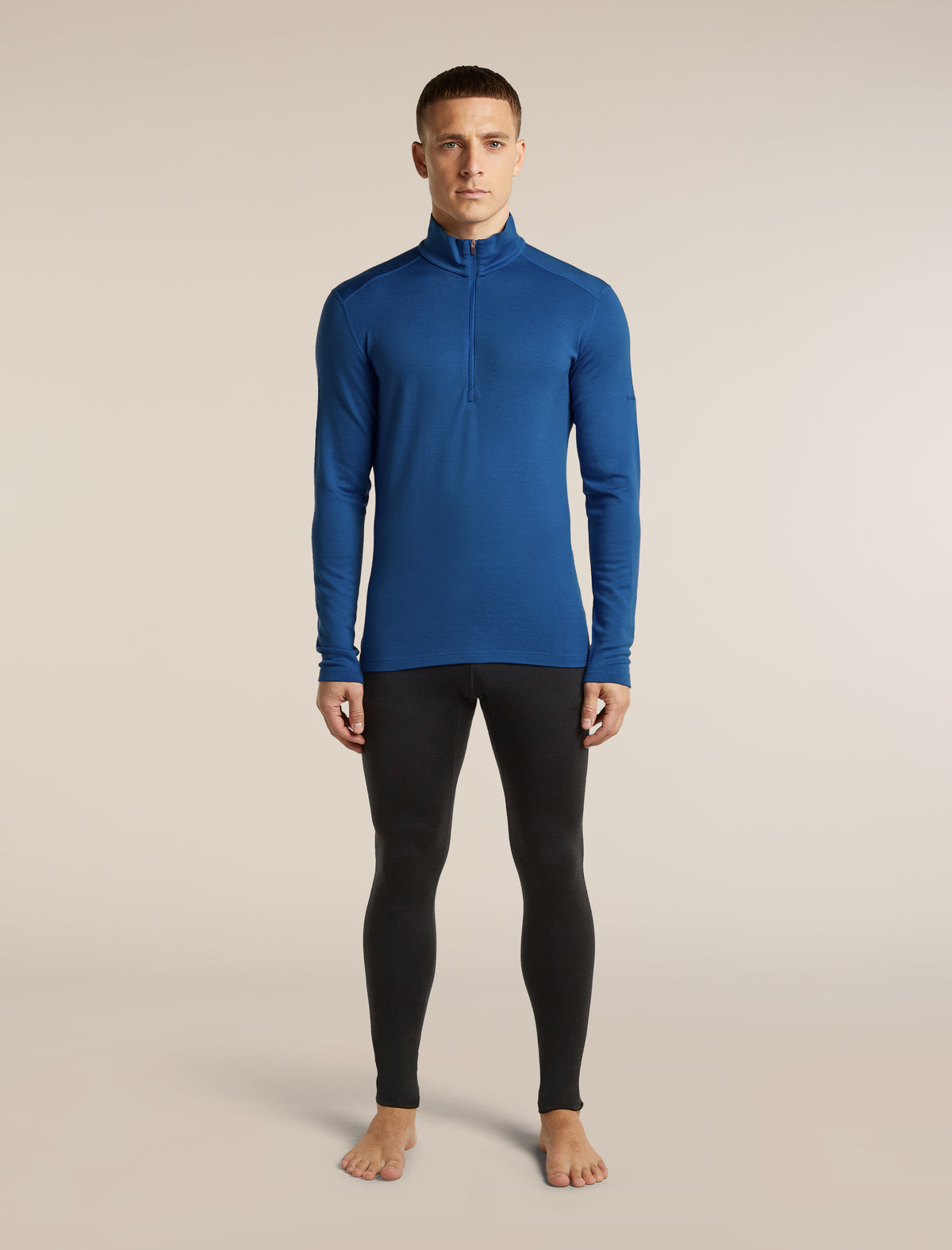 Men's Merino 260 Oasis Long Sleeve Thermal Half Zip Lazurite - 3