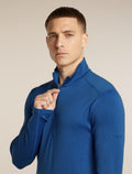 Men's Merino 260 Oasis Long Sleeve Thermal Half Zip Lazurite - 6