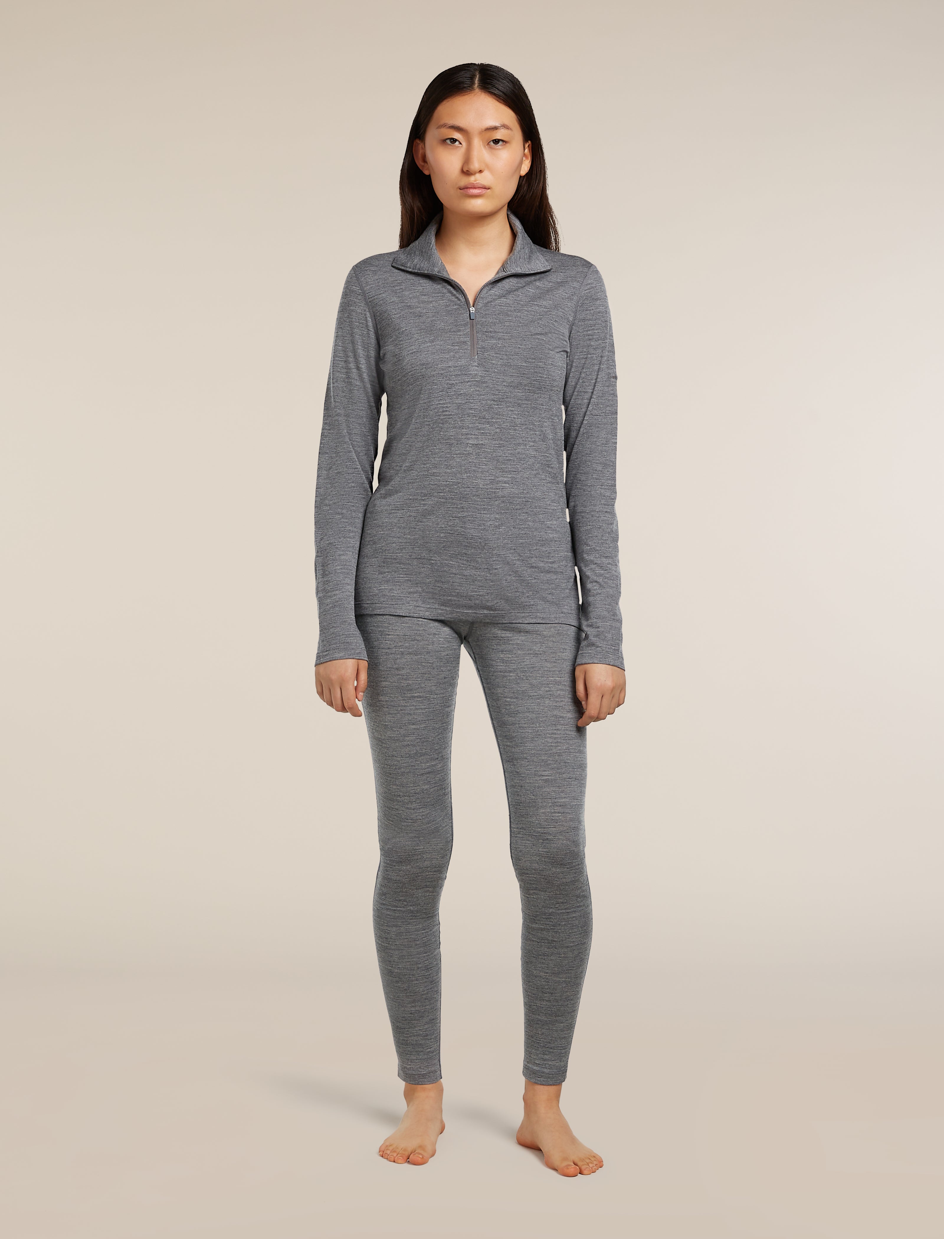 Women's Merino 200 Oasis Long Sleeve Half Zip Thermal Top| icebreaker