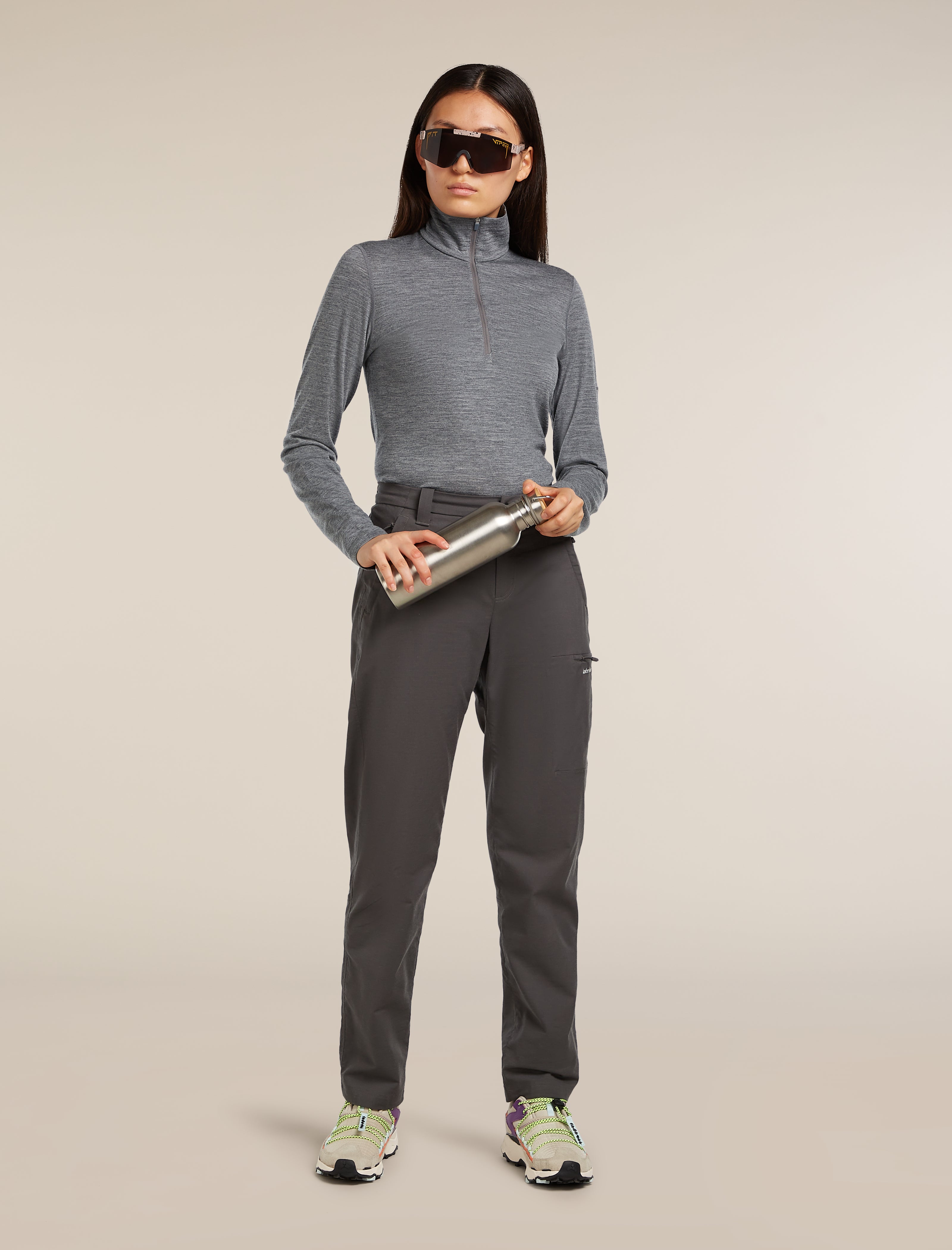 Reconditionné - Pull Femme full zip Gris - Très Bon État RALPH LAUREN