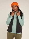Women's Merino 200 Oasis Long Sleeve Half Zip Thermal Top Moss - 4
