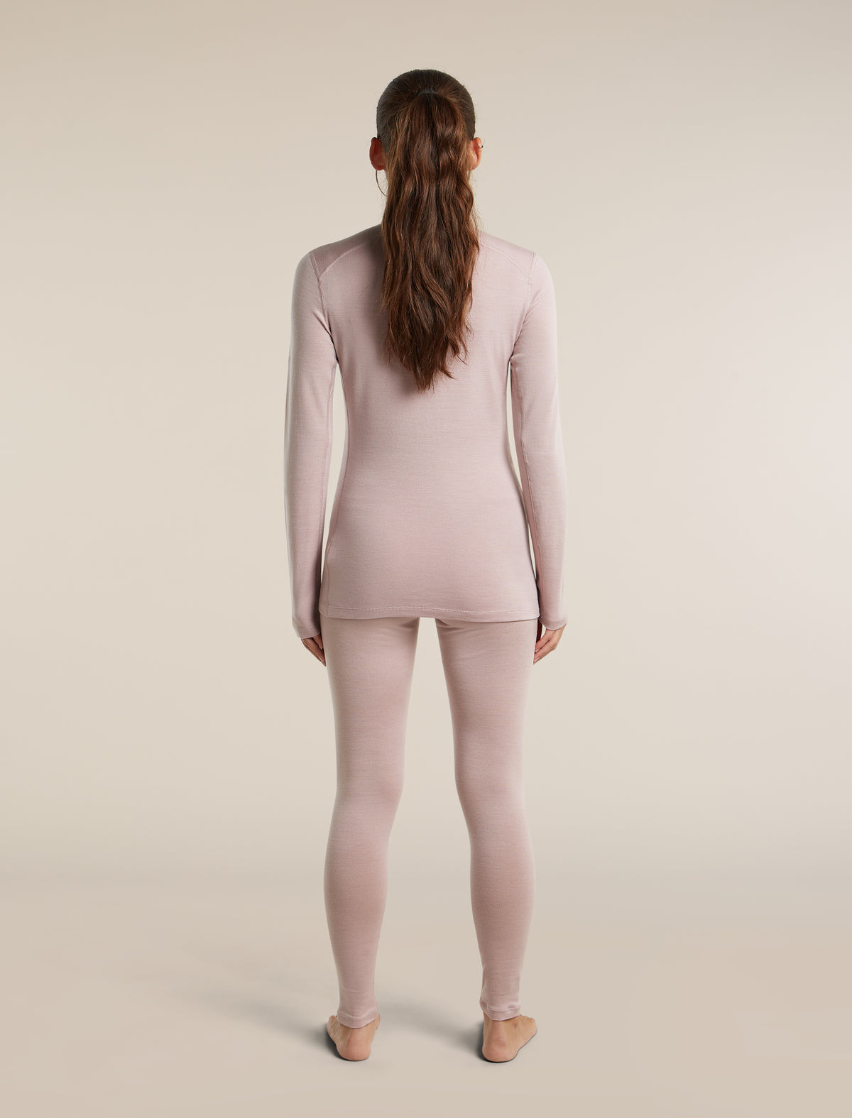 Women's Merino 260 Oasis Long Sleeve Half Zip Pink quartz - 6