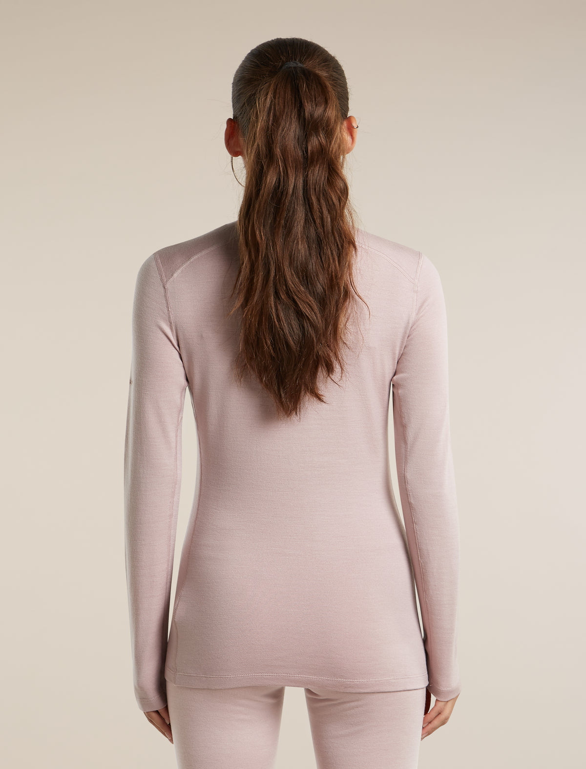 Women's Merino 260 Oasis Long Sleeve Half Zip Pink quartz - 2