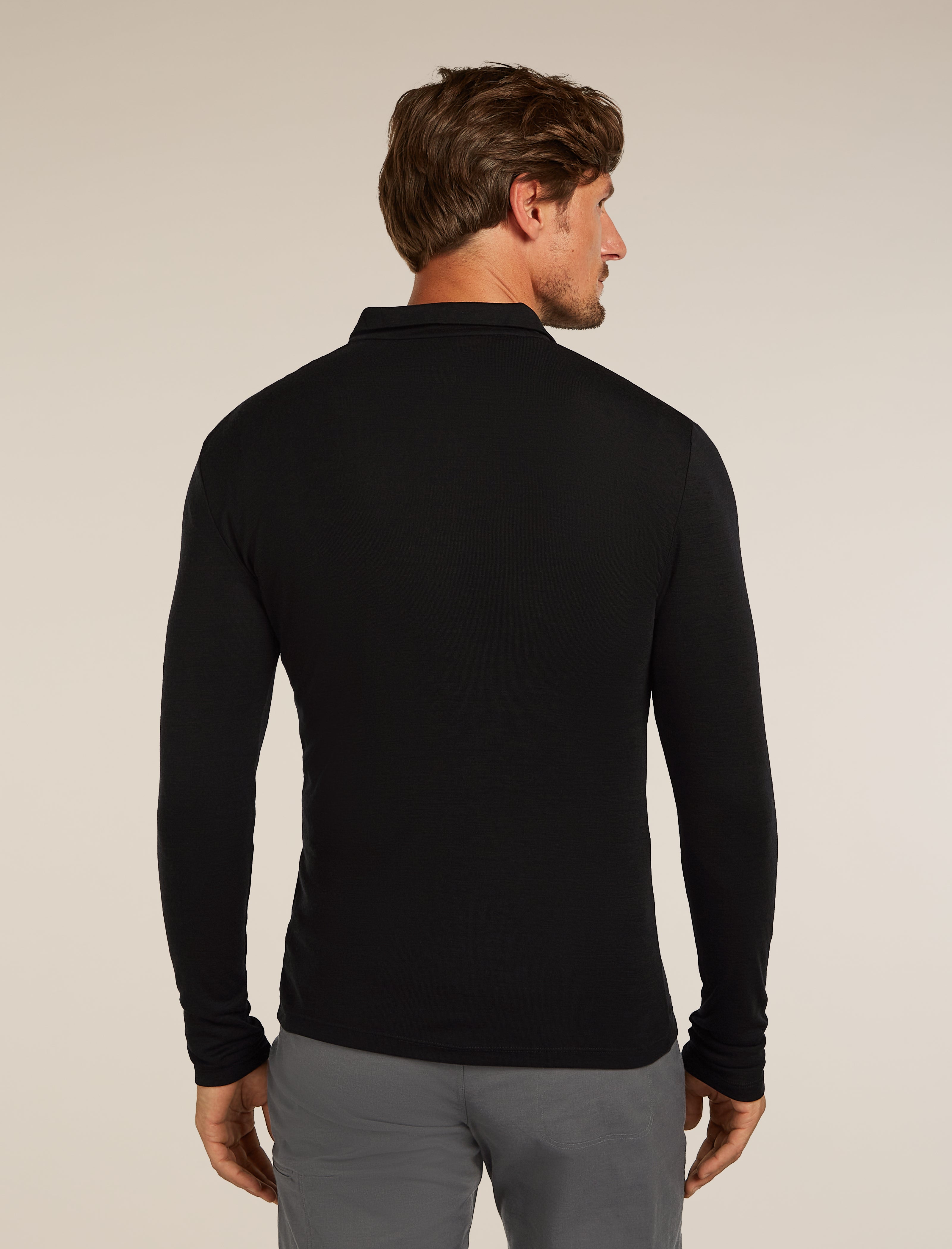 Men's Merino 175 Everyday Long Sleeve Half Zip Thermal Top| icebreaker